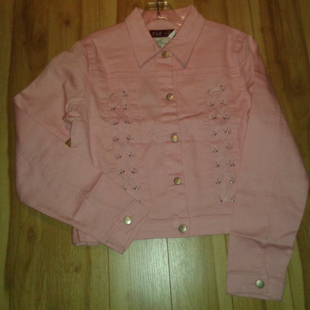Pink jean jacket